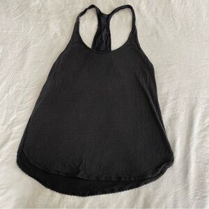 lululemon athletica Black Racerback Tank Top
